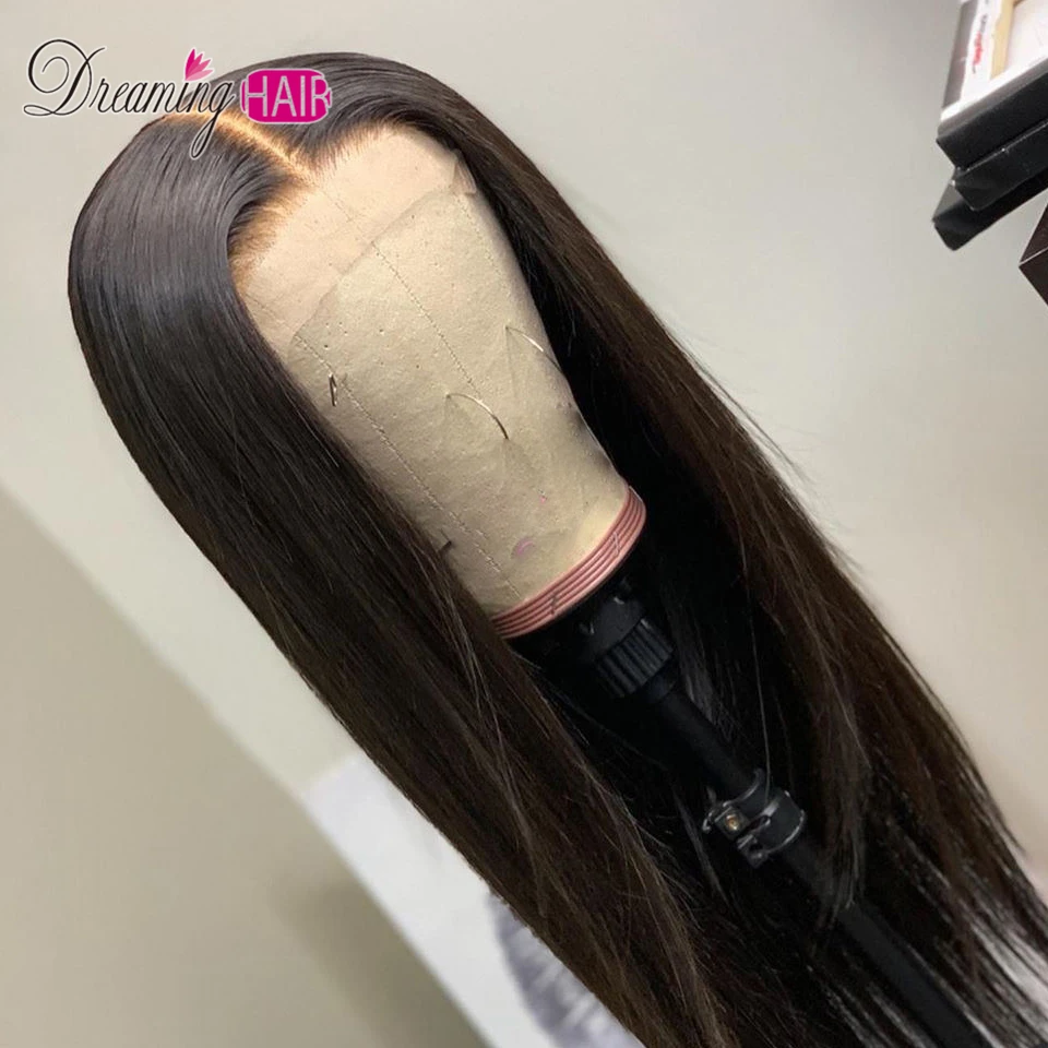 Прозрачные полные парики шнурка Glueless предварительно сорванные натуральные волосы с волосами младенца прямые перуанские прямые волосы обесцвеченные парики вида шишка-пучок