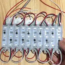 WS2811 Светодиодный модуль водонепроницаемый светодиодный пиксельный цифровой модуль садовый светильник 3 Светодиодный DMX DC12V SMD5050 RGB струнный светильник разных цветов