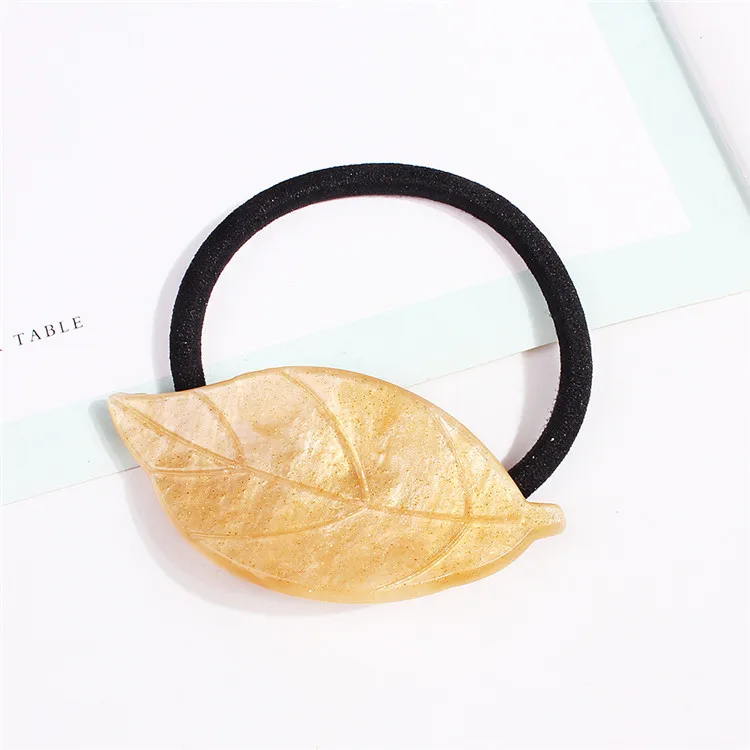 ins акриловые листы для женщин hairties Девушки резинкой женские резинки для волос хвост держатель женские аксессуары для волос - Цвет: yellow