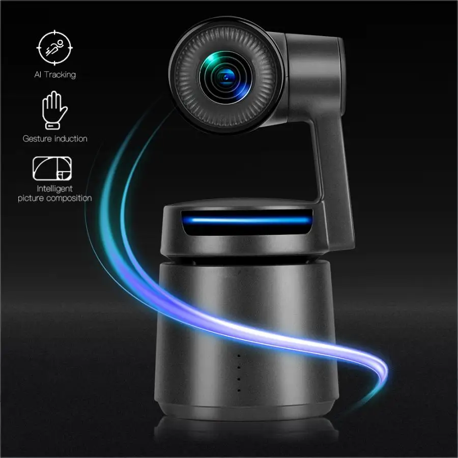 OBSBOT хвост AI слежения съемка Камера 3-осевой Авто директор 4k HD 360 ° селфи видео Смарт Отслеживание спортивной активности Камера для VLOG на Youtube