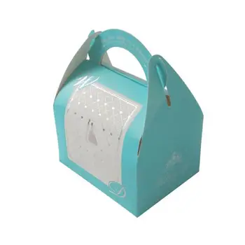 

50pcs Tiffany Silver candy Bag Tote bag gift box Package Wedding Favor Gift Boxes thank you Gift birthday Party Favor Bags