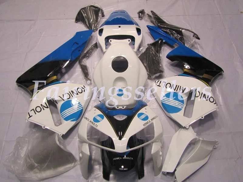 

Top (Injection mold) New ABS Motorcycle Full Fairing Kit Fit For Honda CBR600RR 05 06 F5 2005 2006 Fairings Light Blue KM