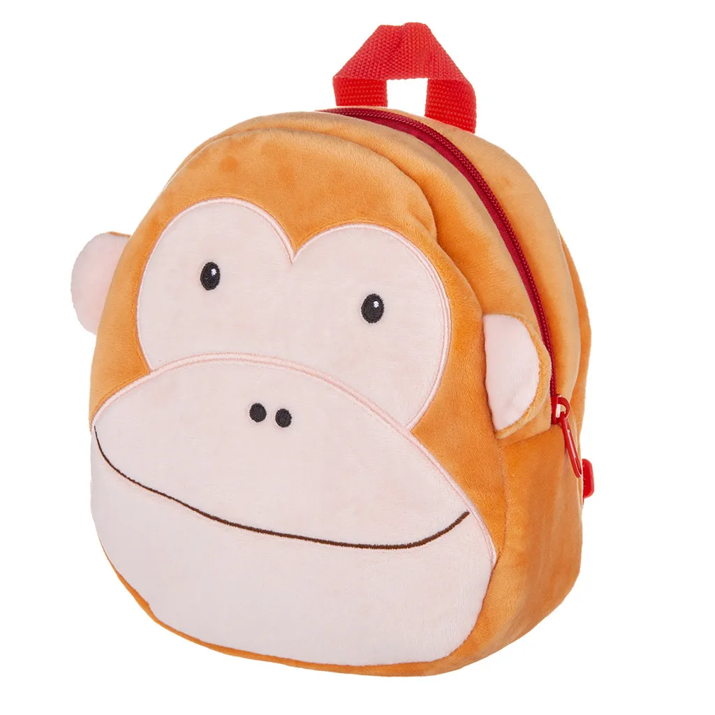 Мультфильм милые животные Плюшевые Рюкзак для малышей Мини школьные сумки детская школьная сумка для раннего детского образования игрушка плюшевый ученик M50 - Цвет: C