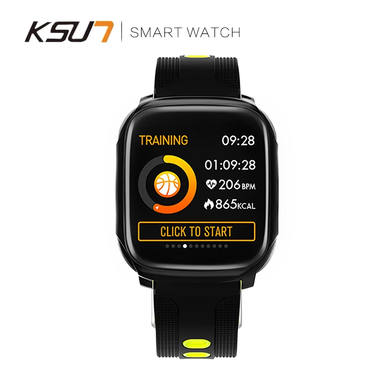 KSUN KSS718 Смарт часы браслет Спорт Фитнес кровяное давление сердечный ритм напоминание сообщение Android Шагомер Смарт часы