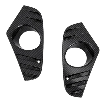 

For Toyota Rav4 2019 2020 Decorate Accessories Abs Fog Light Lamp Cover Trim Bezel Frame Styling Garnish Carbon Fiber