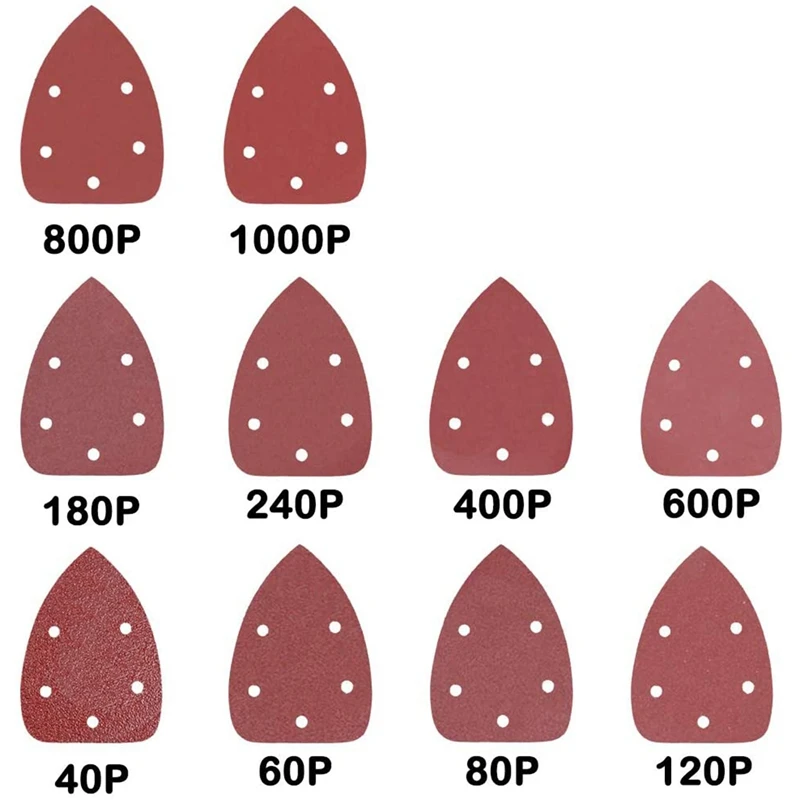 100 шт. шлифовальные накладки для мыши 5 отверстий|Абразивные инструменты| |