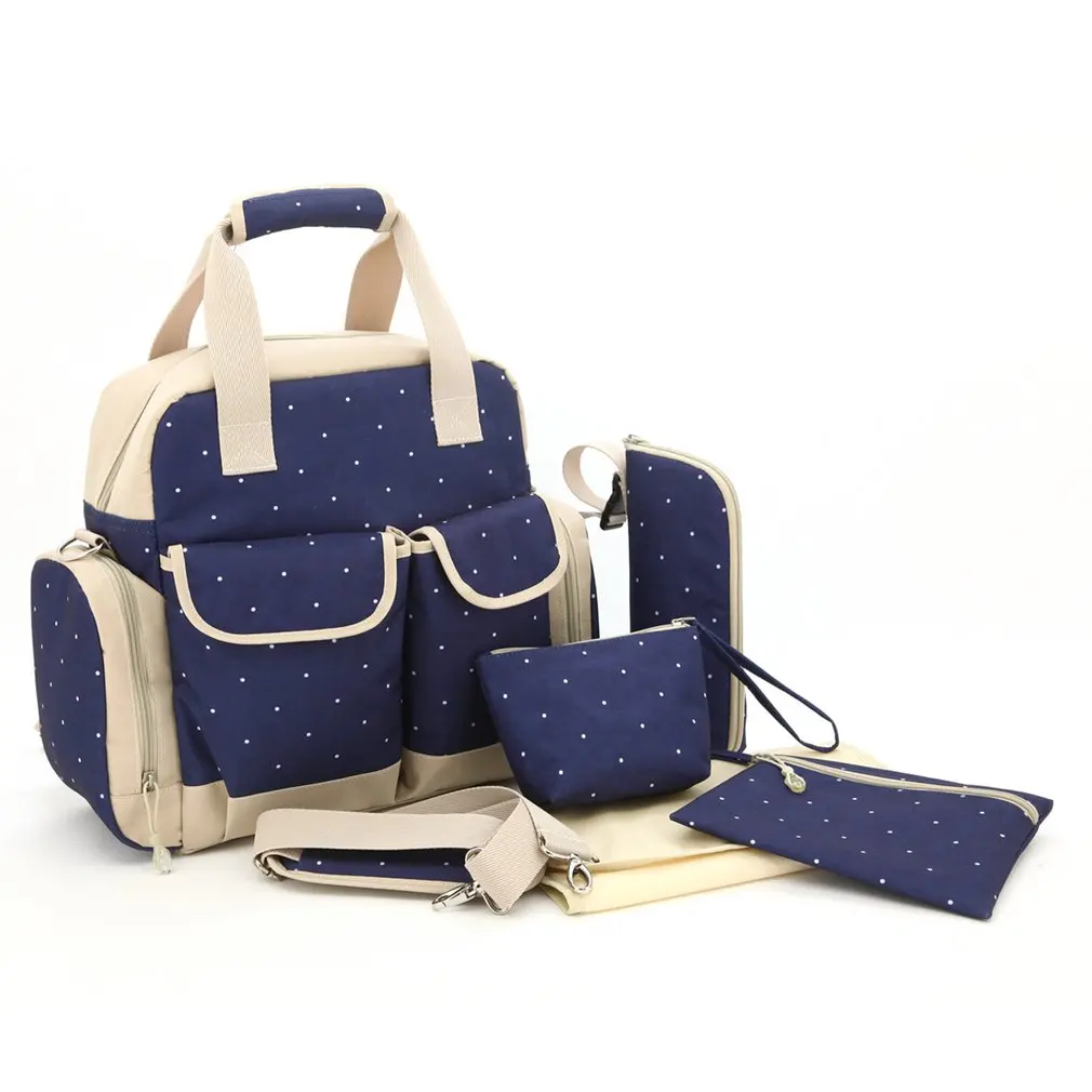  Fashion Baby Diaper Bag Suits For Mommy Baby Diapter Backpack Bottle Holder Mother Mummy Stroller M