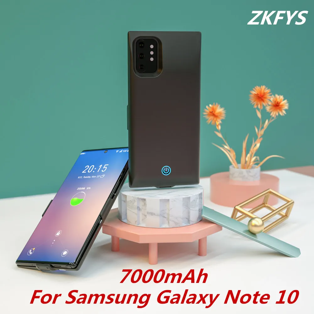 ZKFYS power Case 7000 мАч Внешнее зарядное устройство крышка батареи для samsung Galaxy Note 10 Высокое качество батарея зарядное устройство чехол