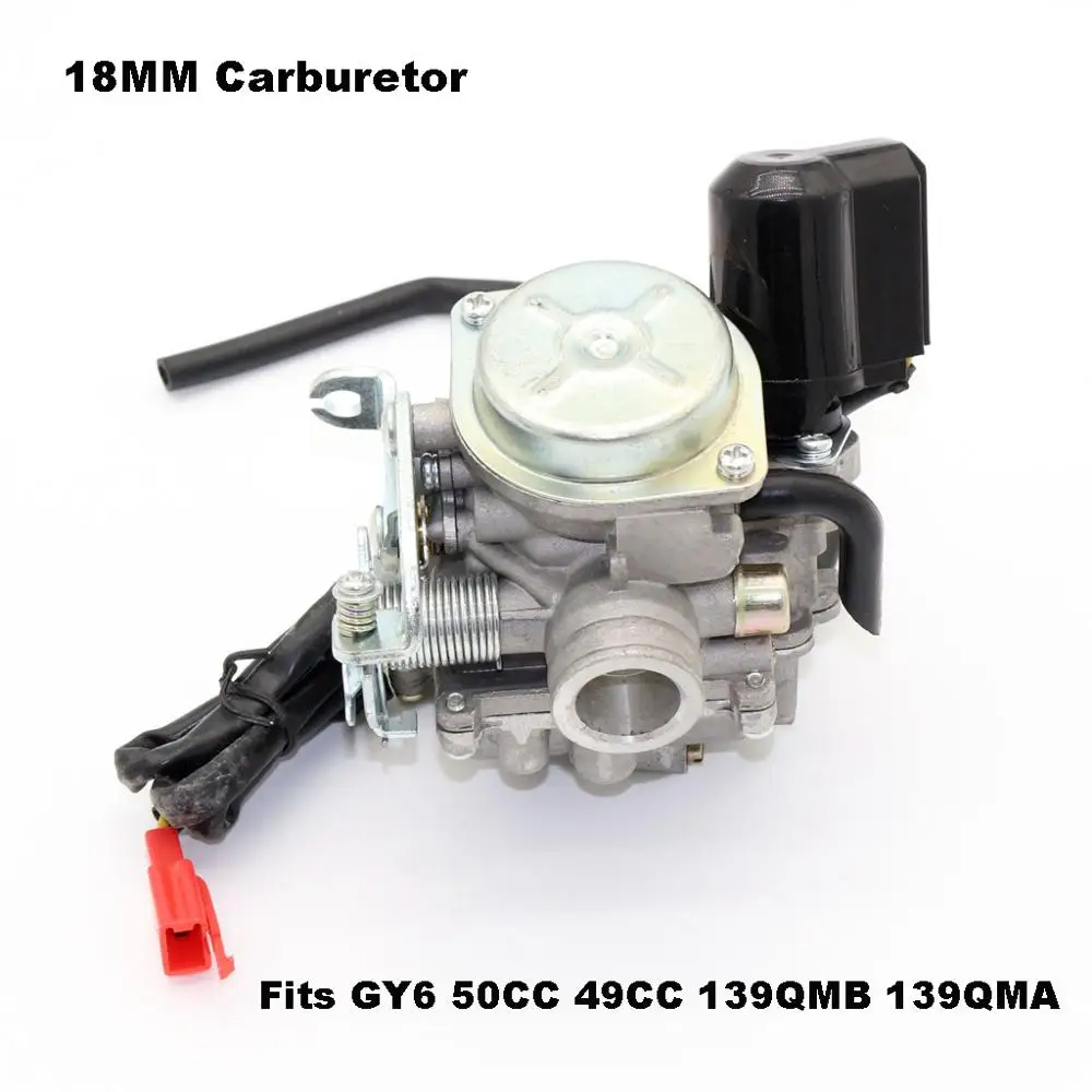 18 мм карбюратор для GY6 50CC 49CC 139QMB 139QMA PD18J Carb Карбюратор Carb Quad скутер аксессуары для мотоциклов