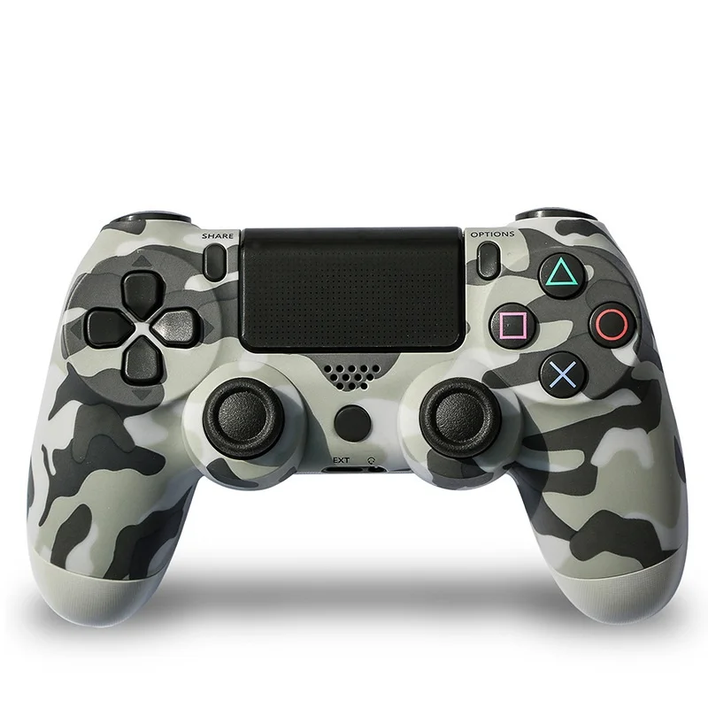 Gray camouflage Sovawin проводной контроллер для PS4 игровая станция полное колебание USB геймпад контроллер Джойстик L1R1 для sony Playstation 4 - Цвет: Gray camouflage