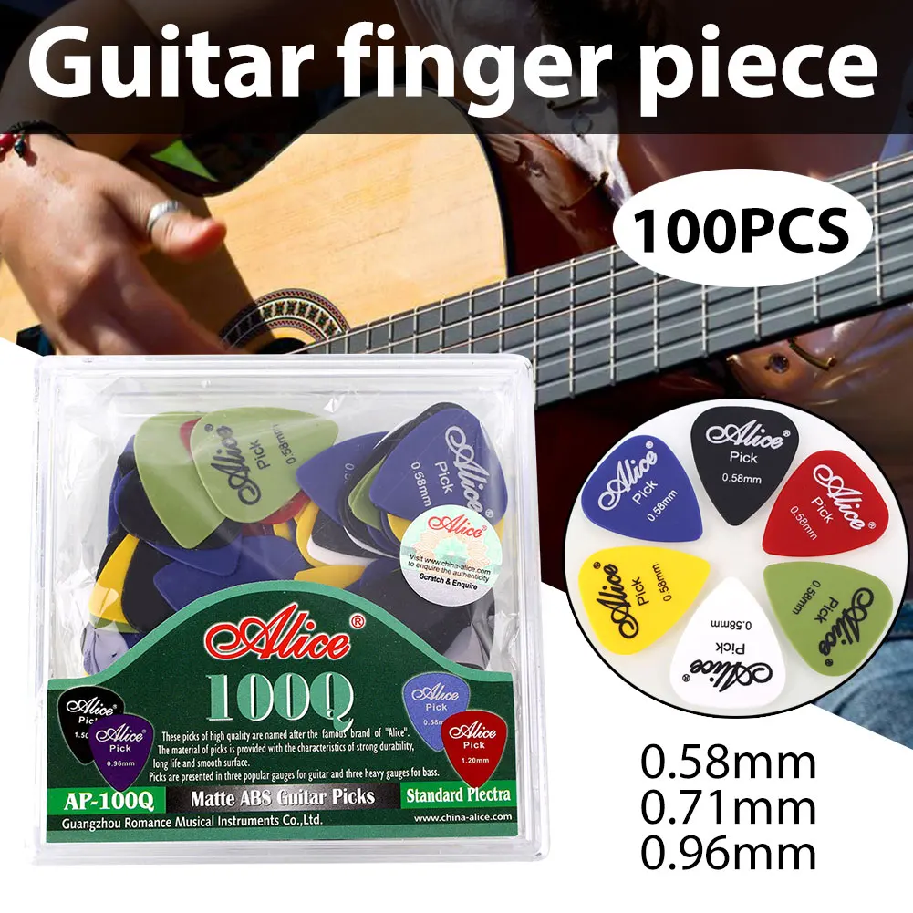 Гитара палочки Коробка ABS многоцветный Plectrum 100 шт./кор. Plectrum Электрические Музыкальные инструменты аксессуары Музыка