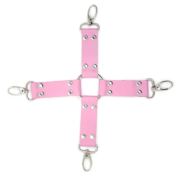 BDSM Bondage Restraints Set Fetish Slave Adult Games Sex Toys Cross Buckle For Women Couples Erotic  Flirting Accessories 5