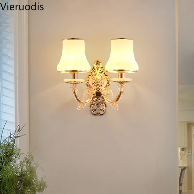 Настенный светильник одинарный/двойной стеклянный Wandlamp для внутреннего