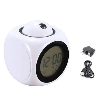 

Multifunctional Projection Report Clock Led Lamp Projection Alarm Clock Voice Report Clock Projection Clock