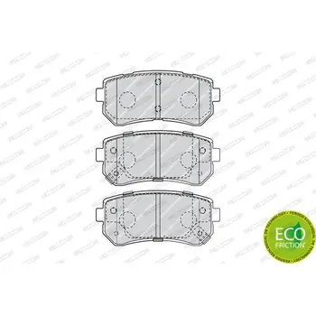 

Disc pads rear KIA cee 'd/Rio 1.4-1.6i/1.5-1.6CRDi 05 FE