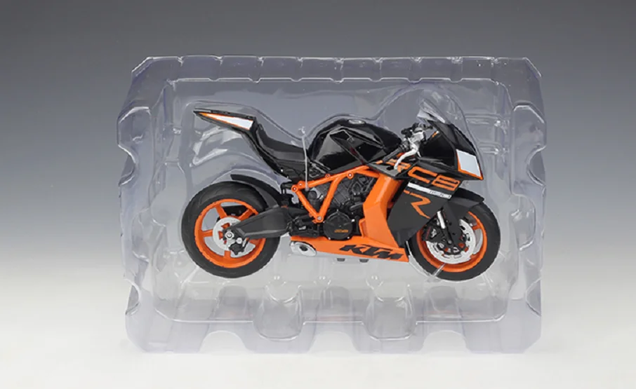 Welly per KTM 1190 RC8R BLACK//ORANGE 1:10 Die Cast Moto Modellismo