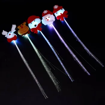 

Christmas Headband Light Up Hat Glasses Pen Brooch Accessories Decoration For Party Holiday New BJStore