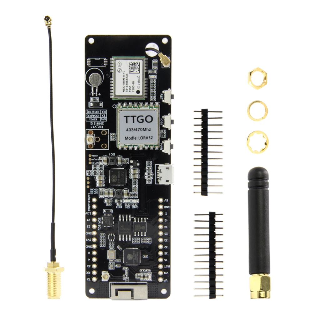 GPS NEO M8N LILYGO®TTGO Т образной балки V1.1 ESP32 LORA 433/868/915/923 МГц Wi Fi Беспроводной Bluetooth модуль