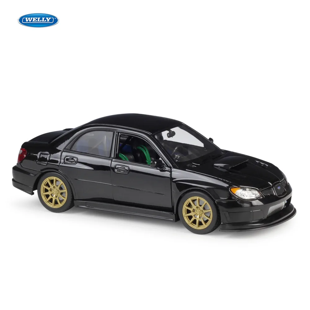 

WELLY 1:24 SUBARU IMPREZA WRX STI sports car machine Simulation Alloy Car Model Collection toy tools