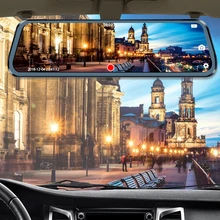 

LS Car Dvr 5.5 Inch Touch Screen Video Recorder Auto Registrar Stream Mirror Support RearView Camera Night Vision Dash Cam