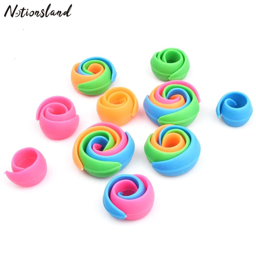 

10pcs Silicone Thread Spool Bobbin Holder Clips Sewing Machine Accessories for Thread Spool Organizing Sewing Supplies
