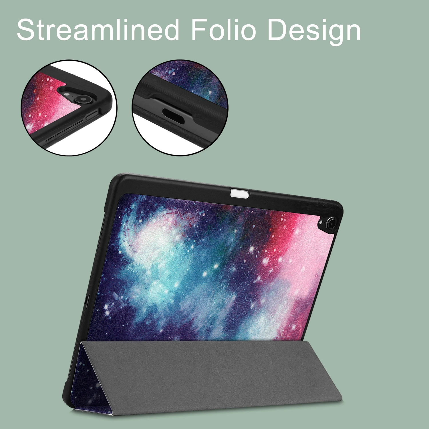 Чехол GOOJODOQ для iPad Pro 11 чехол с держателем карандашом и поддержкой беспроводной