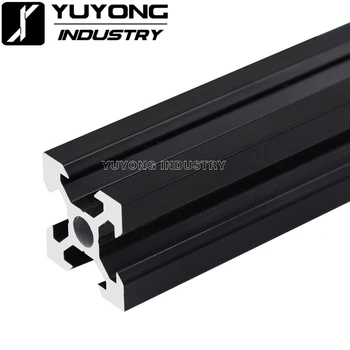 

2020 Black Anodized Smooth without cratch Al6063 v-slot rail aluminum profile on DIY 3D printer and engraving machine