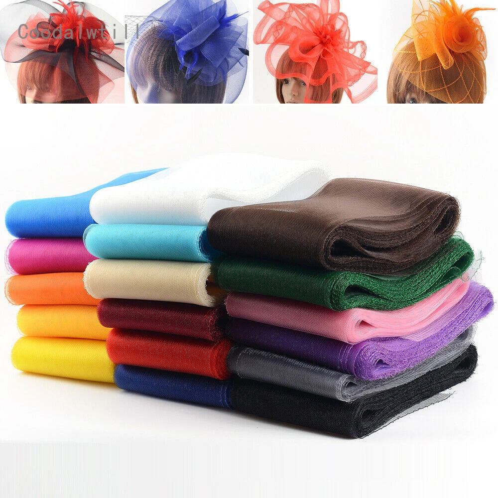 16 Cm Wide Horsehair Material Diy Mesh Bridal Headdress Hair