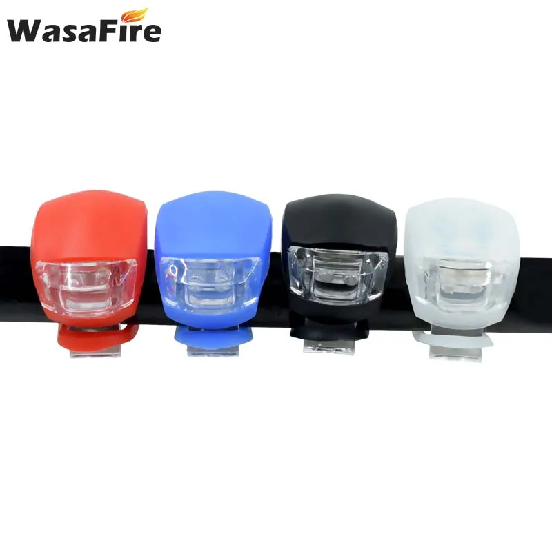 

Bike Tail Light Silicone LED Bicycle Front Light Waterproof Rear Wheel Bike Light With Battery Bicycle Accessories