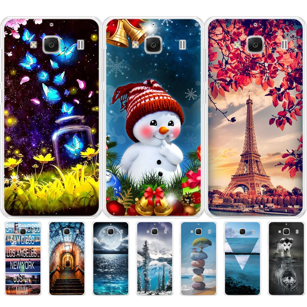 Силиконовый мягкий чехол из ТПУ для Xiaomi Redmi 2 Redmi2 крутой дизайн Hongmi Hongmi2 чехлы