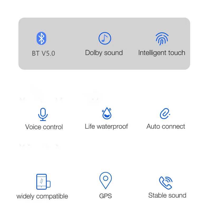 Беспроводные наушники Rename Pro 3 TWS Bluetooth гарнитура сенсорные вкладыши с зарядным