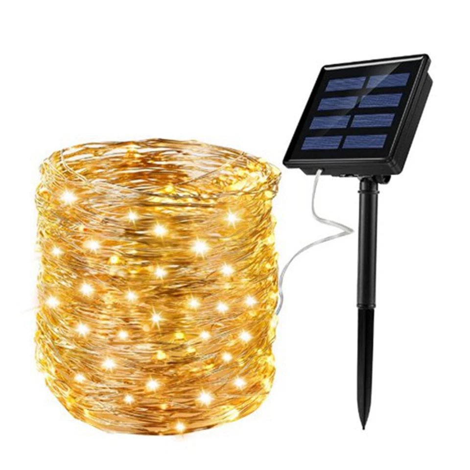 

10/20M LED Solar Light String Outdoor Waterproof Garden Fairy Lights String Christmas Wedding Party Solar Light Decoration