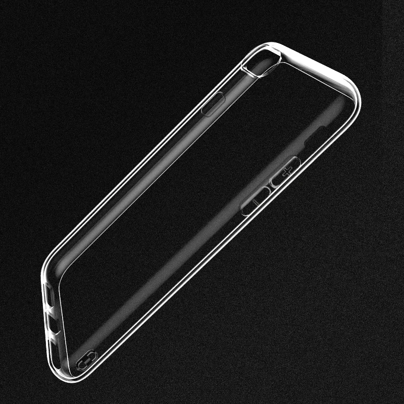 Модный противоударный бампер прозрачный силиконовый чехол для iPhone X XS XR XS Max 8 7 6 6S Plus Прозрачная защитная задняя крышка