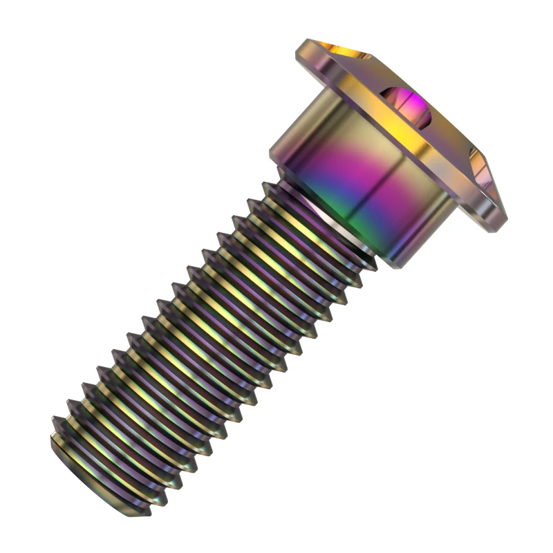 Motorcycle accessories hexagonal screws m8 general titanium alloy screws color personalized car styling motocross spirit beast