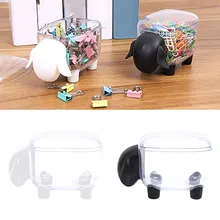 Милая овечка креативный мини пластиковый ватный тампон коробка для хранения бытовой пыленепроницаемый Настольный органайзер косметический хлопковый ящик для хранения