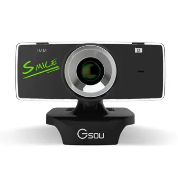 

Free rotation of 120 degrees hd drive-free desktop computer camera with microphone 480P convenient for class at home