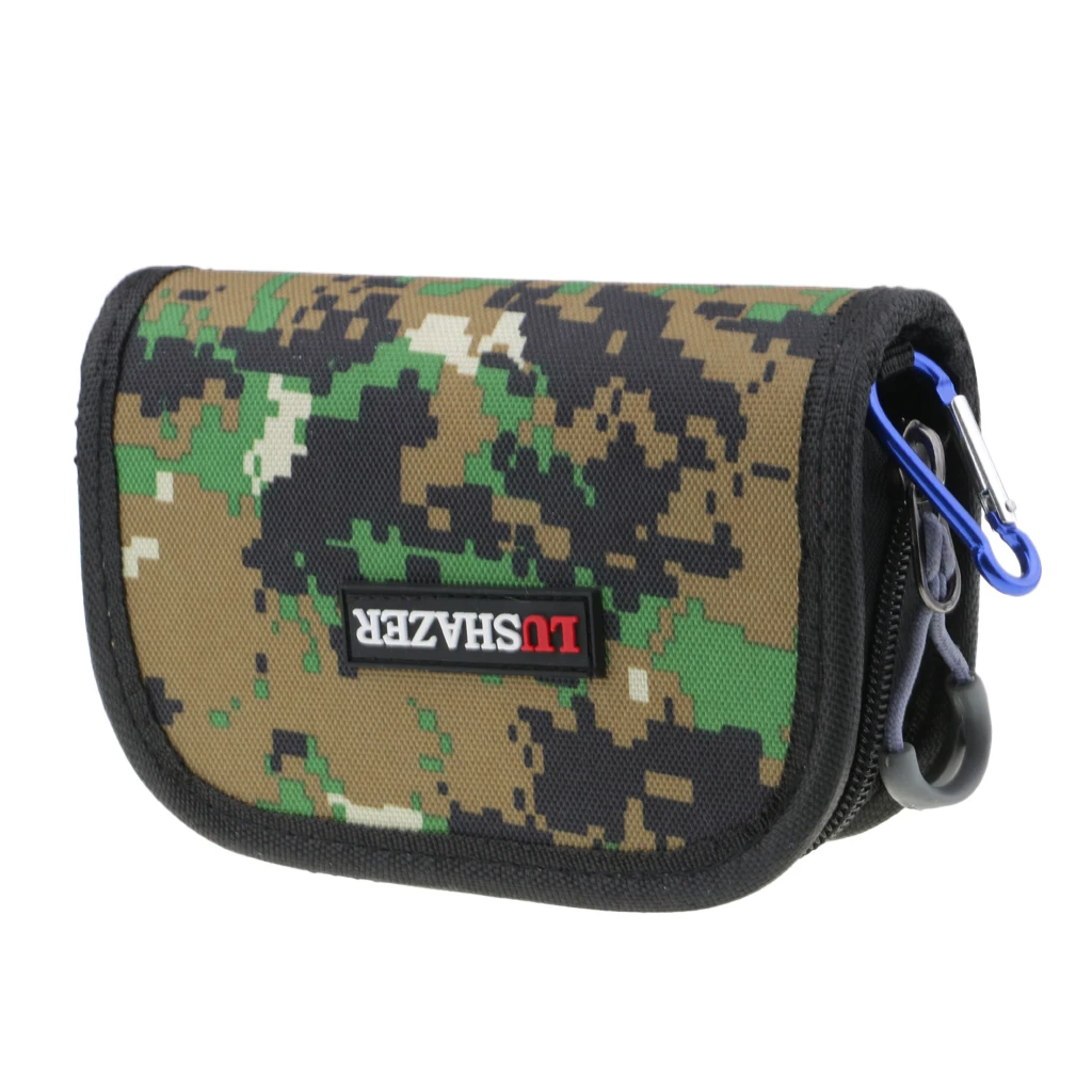 Fishing Spoon Lures Tackle Bag Wallet Spinner Baits Storage Case Waterproof