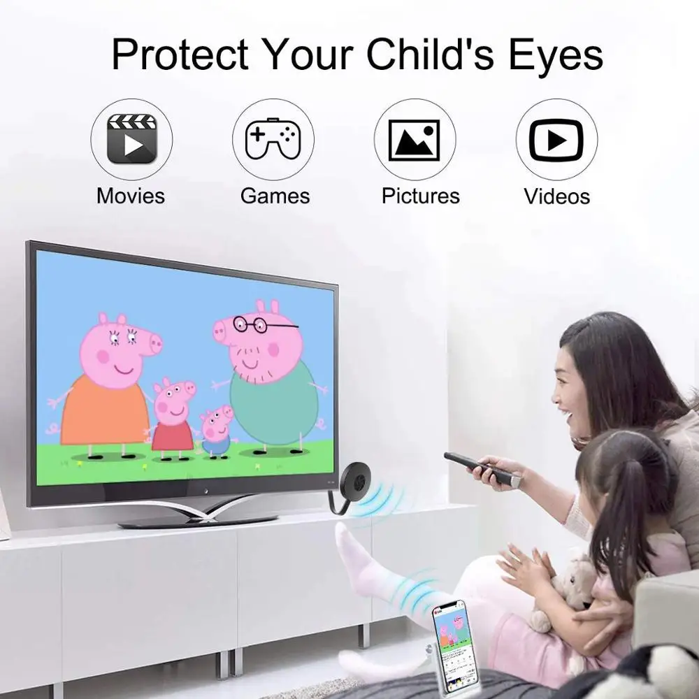 ТВ-палка MiraScreen G2/L7 ТВ-донгл приемник Поддержка HDMI Miracast HD tv дисплей донгл ТВ-палка для Android iphone донгл