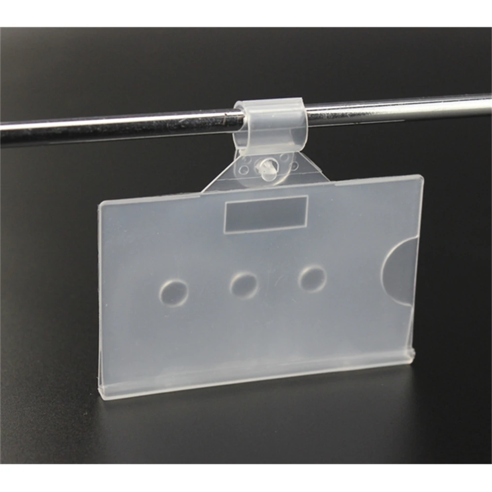 WireBasketPocketSwingTagFrameLabelHolderLockingSnapPrice