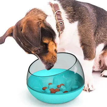 

Round Bottom Tumbler Non Slip Fun Maze Interactive Dog Bowl Slow Feeder,Eco-Friendly Durable