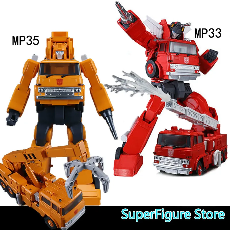 Transformation Tkr Ko Masterpiece Mp 35 Ko Grapple Crane Misb Inferno Mp 33 Action Figure Robot Deformed Toys Action Figures Aliexpress