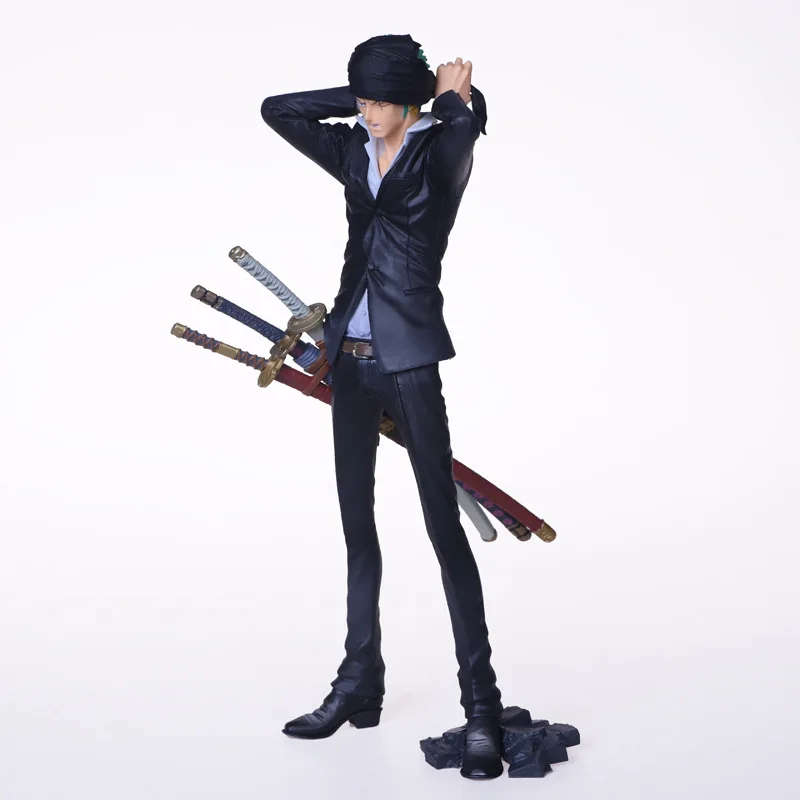 26 см аниме OP Banpresto фигурка ророноа Зоро из ПВХ Коллекционная классическая модель