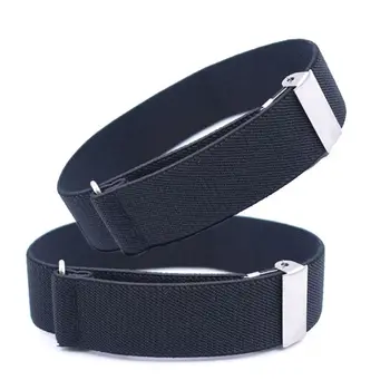 

2020 New 2pcs Mens Groom Shirt Sleeve Holder Metal Non-slip Strap Elastic Stretch Armband