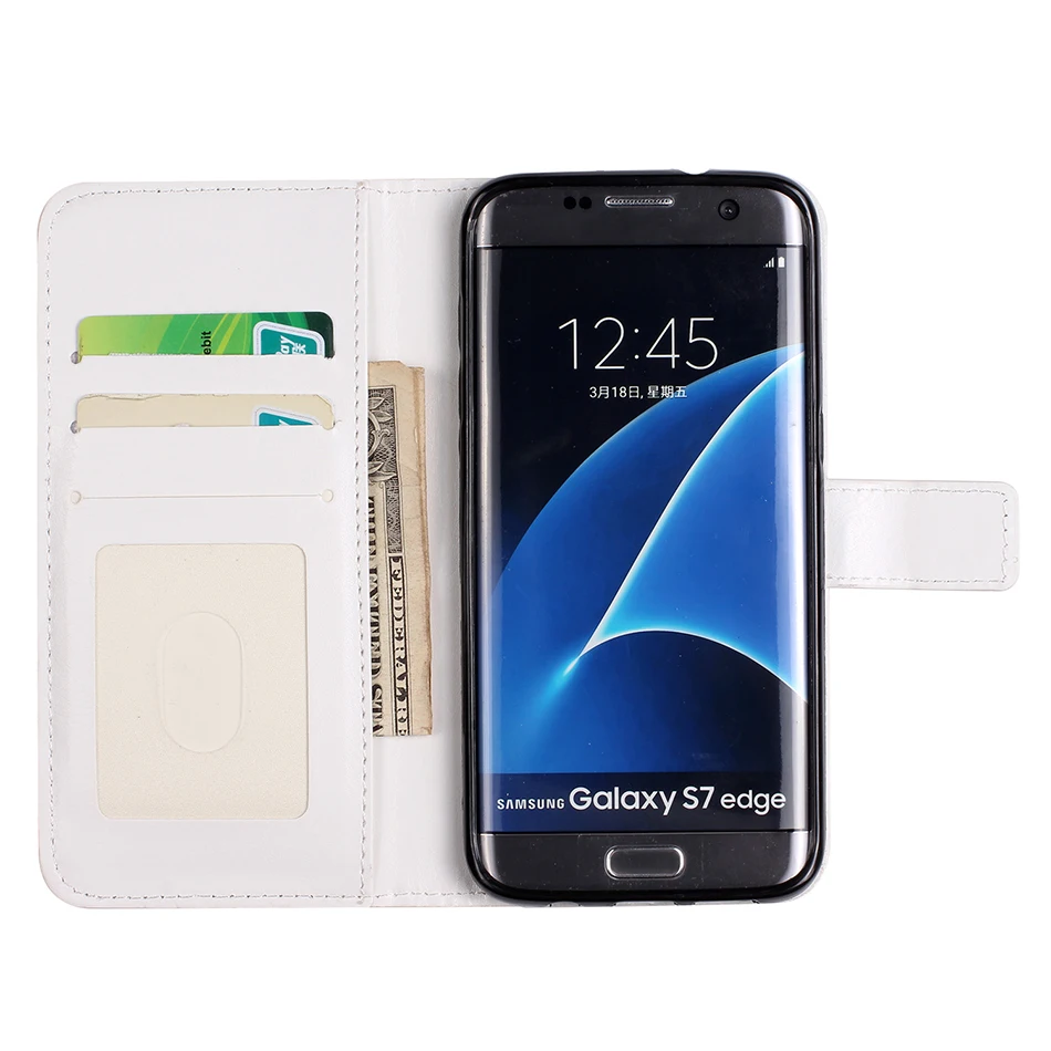 Чехол книжка с розовым треугольным бумажником для Samsung Galaxy S6 S7 Edge S8 S9 J4 J6 A21s Note 20 Pro