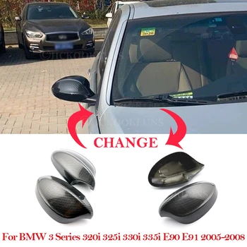 

RearView Mirror Case Cover Rear For BMW 3 Series 320i 325i 330i 335i E90 E91 2005 2006 2007 2008 Car View Side Car Mirror Cover