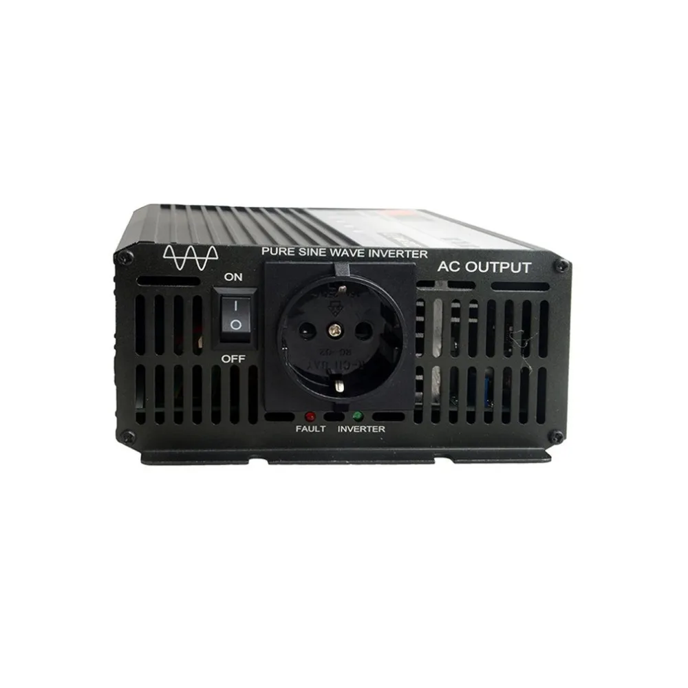 3000W 12 V-220 V автомобильный Мощность преобразователь Зарядное устройство адаптер с немодулированным синусоидальным сигналом с вилкой европейского стандарта, интеллигентая(ый) защиты