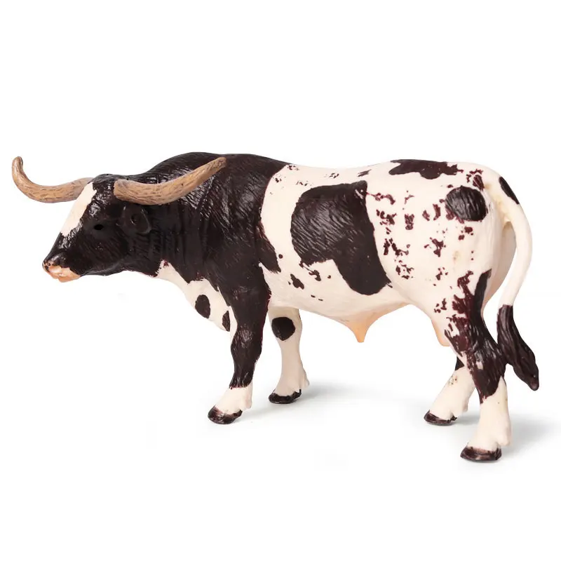 Bull игрушка Коллекция Техасский Longhorn реалистичная модель горячий подарок для детей животная жизнь образование