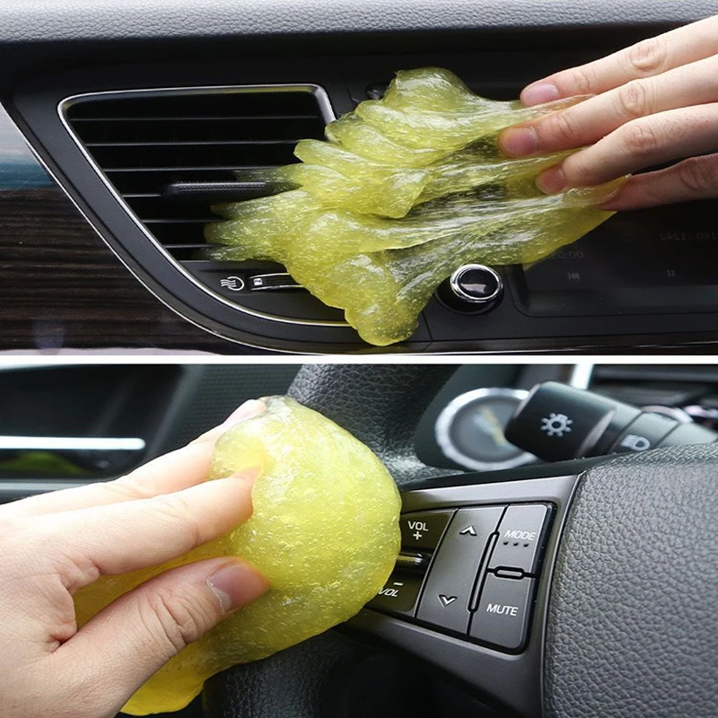 Car cleaning gel 70g Super Auto Car Cleaning Pad Glue Powder Cleaner Magic Cleaner Dust Remover