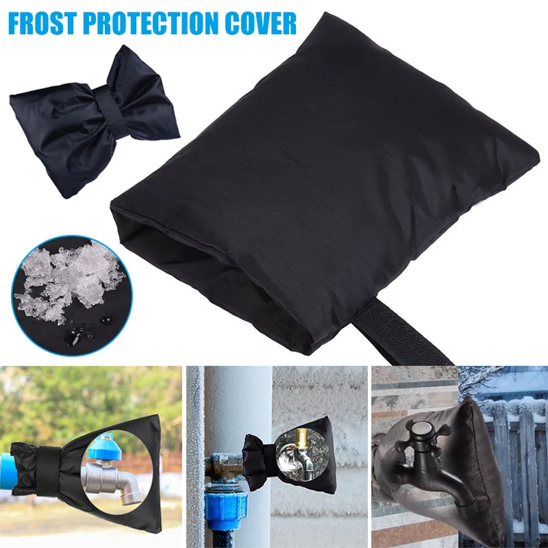 Outdoor Garden Faucet Oxford Cover Sock Winter Snow Protective Waterproof TP899
