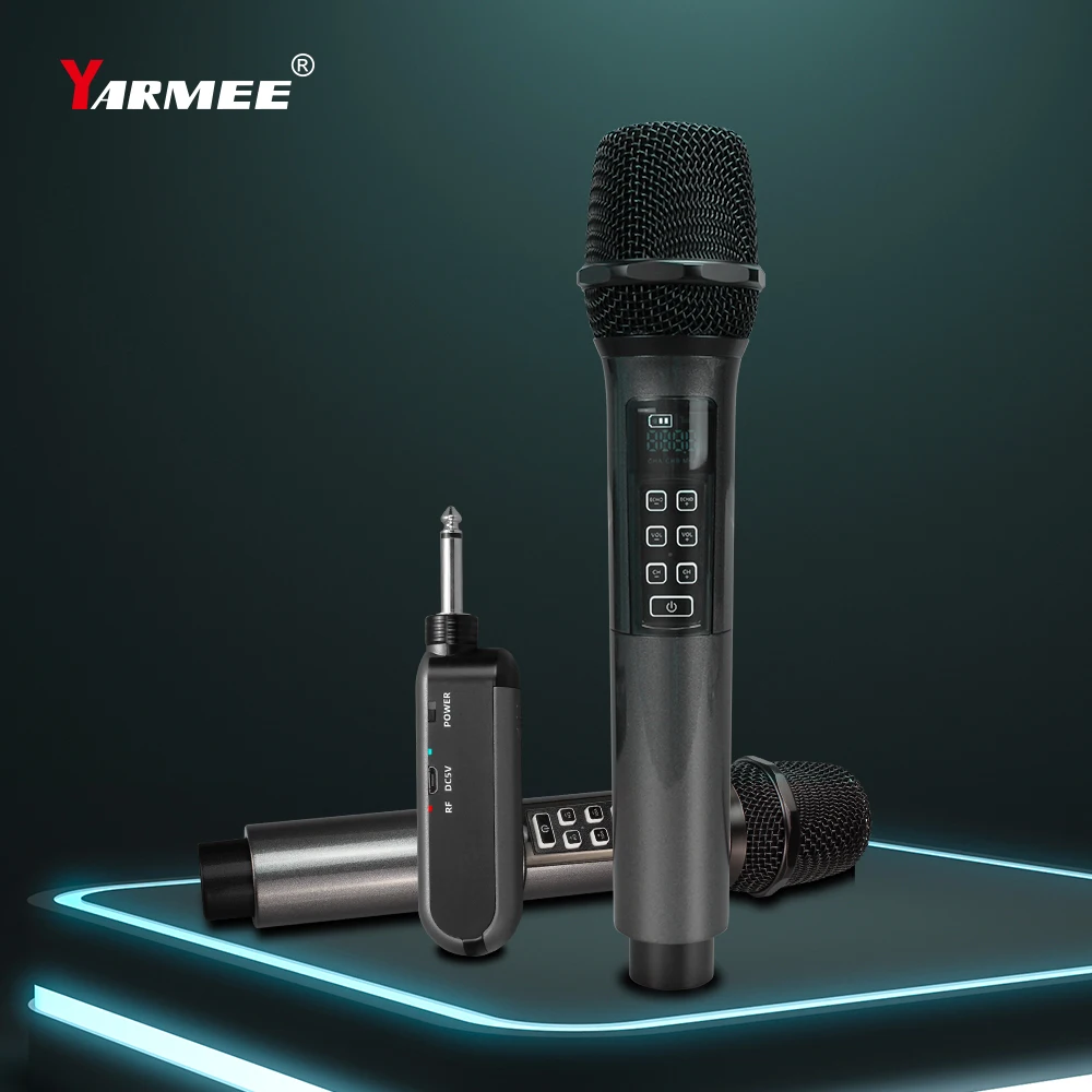 

YARMEE Multi functional Wireless Microphone Professional For Singing Recording Meeting K Song